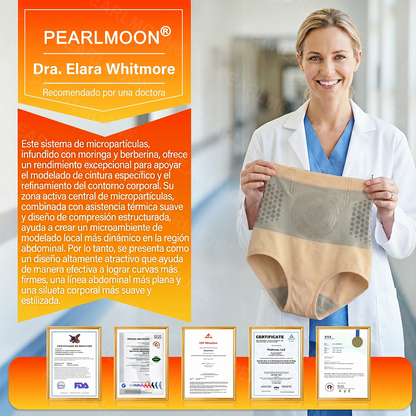 Tienda oficial | 🌹🌹 PEARLMOON® 2026 Shorts esculpidores y quemagrasas con micro-partículas 4-en-1 de Moringa & Berberina 🎁